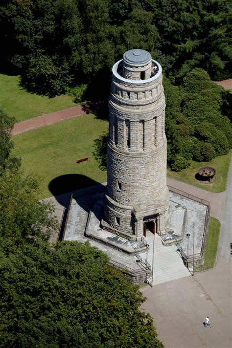 Bochum Aus Der Vogelperspektive Bismarckturm Bochum