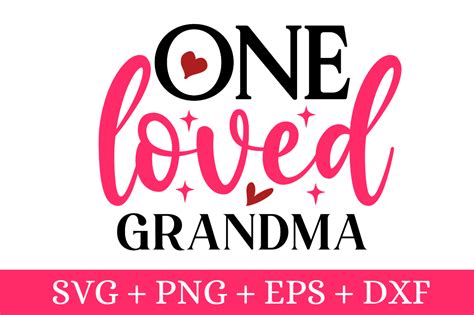 One Loved Grandma Svg Graphic By Craftsvg · Creative Fabrica