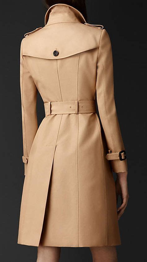 Mel Trench coat longo em gabardine de algodão Imagem 2 Roupas