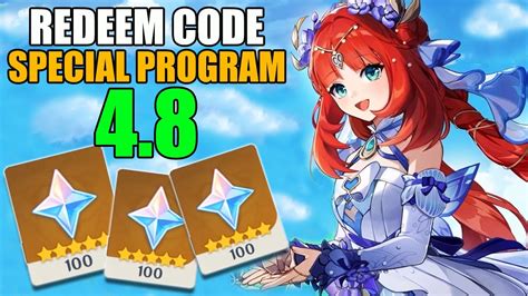 Genshin Impact New Redeem Code Livestreaming Special Program Free