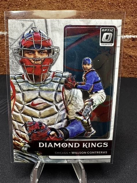 💥2022 Donruss Optic Diamond Kings Base 24 Willson Contreras Chicago