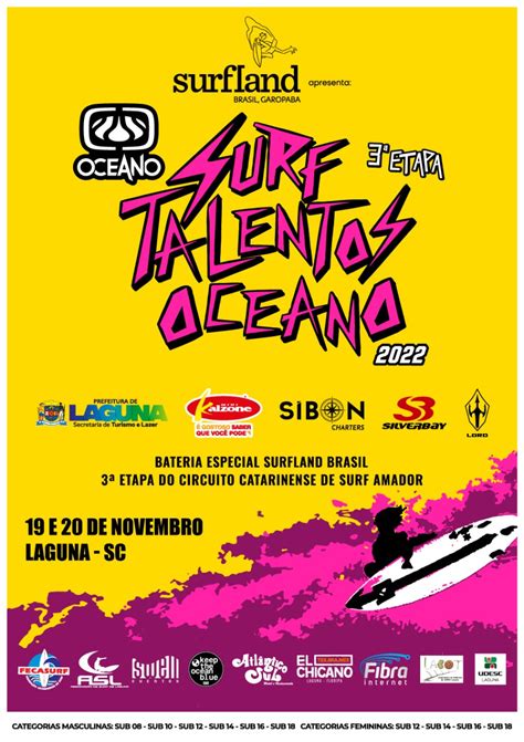 3ª Etapa Surfland Brasil apresenta Circuito Surf Talentos Oceano 2022