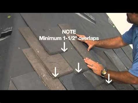 DaVinci Roofscapes Slate and Shake Installation Video - YouTube