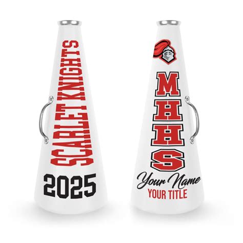 13 32 Double Sided Custom Cheer Megaphones Etsy