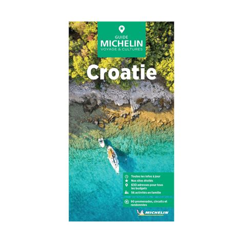 Croatia Michelin Green Guide Boutique De L Aventure Michelin