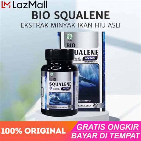 Bio Squalene Softgel Original Asli Dari Minyak Hati Ikan Hiu