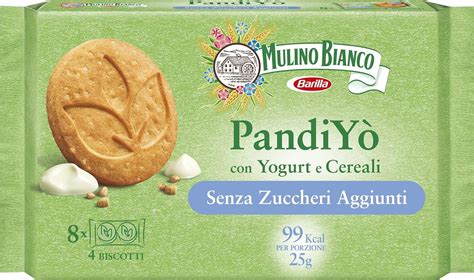 Mulino Bianco PandiYò Biscotti Frollini con Yogurt e Cereali Senza