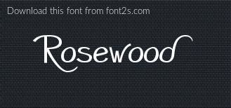 Rosewood font details - Font2s.com