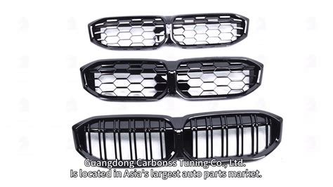 Abs Gloss Black Diamond Style Car Bumper Front Grill Auto Accessories For Bmw 3 Series G20 G28