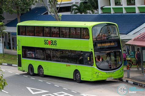 TEL Bridging Bus SMRT Buses Volvo B9TL Wright SG5492T Land