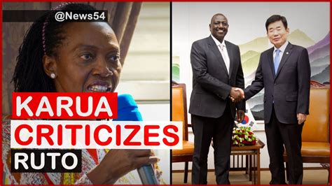 Martha Karua Delivers Shock Message To President Ruto News54 Youtube