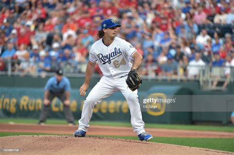 Burch Smith Of The Kansas City Royals Throws Against The St Louis