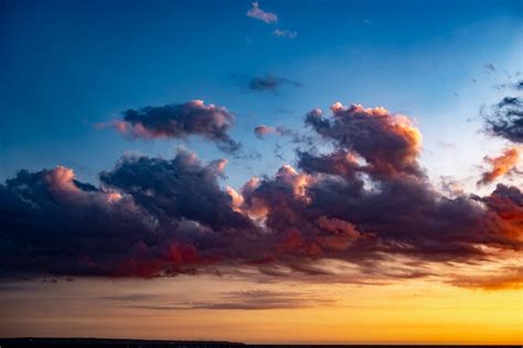 Clouds and Blue Sky during Sunset · Free Stock Photo