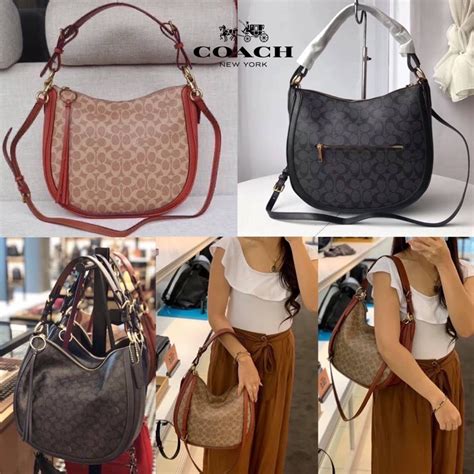 Coach Sutton Hobo In Signature Canvas Product Shopee Thailand