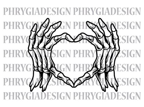 Skeleton Hands Heart Svg , Skeleton Hands Svg , Skeleton Svg , Heart ...