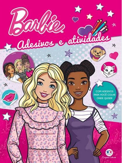 Livro Barbie Ciranda Cultural Adesivos E Atividades Livros De