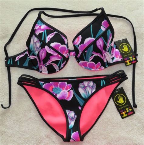 Nwt Body Glove Swimsuit Bikini D D D D Gemini Lola Reversible