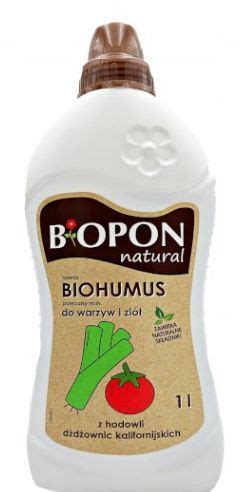 Nawóz do warzyw i ziół Bopon natural Biohumus 1 l Market internetowy