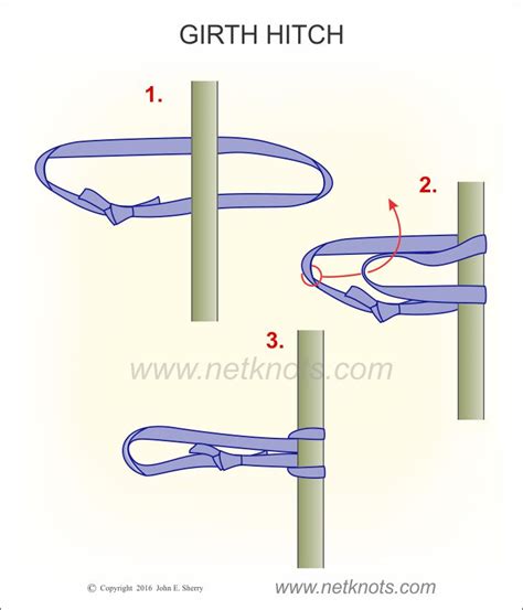 Girth Hitch How To Tie A Girth Hitch