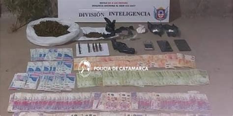 Secuestraron Drogas Armas Y Casi Mil Pesos Hay Un Detenido La