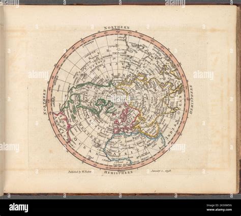 Northern Hemisphere 1798 1804 Cartographic Maps Atlases Lionel