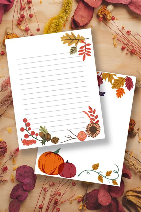 Free Printable Fall Page Borders — Gathering Beauty