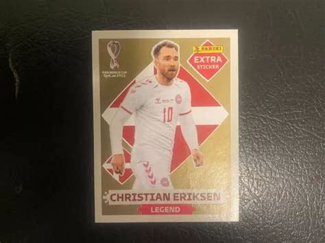 Carta Extra Qatar 2022 Panini Christian Eriksen Oro En Venta En Lima