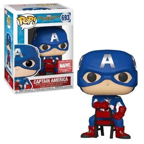 Verified Captain America Spider Man Homecoming By Funko Pop Whatnot