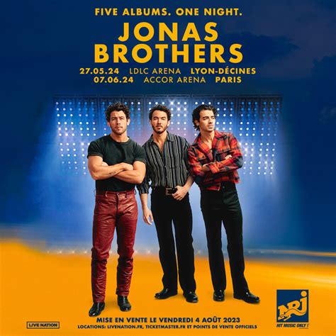 Jonas Brothers I Accor Arena I Paris Koncert Udskudt Til Oktober 2024