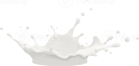 Milk Jet Milky Splash Vector Realistic Liquid White Splash On