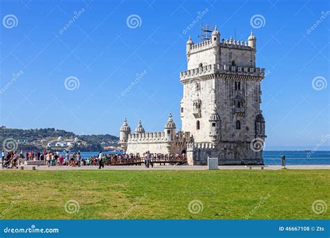 Belem Tower editorial stock photo. Image of europe, architecture - 46667108