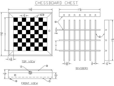 Chess Board Dimensions