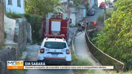 Vídeo Homem é suspeito de incendiar a própria casa a companheira