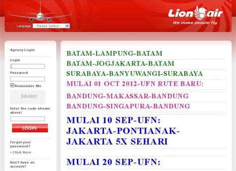 CARA BOOKING TIKET: CARA BOOKING LION BATIK WING AIR