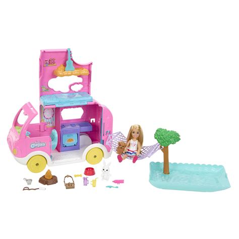 Barbie Camper Chelsea 2 In 1 Playset With Small Doll Jarrold Norwich