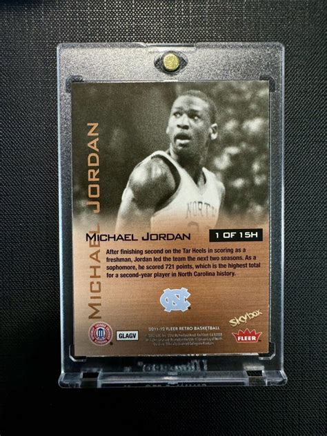 Yahoo Michael Jordan Fleer Retro Metal Univ