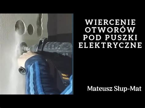 Jak I Czym Wykona Otwory Pod Puszki Elektryczne W Suporeksie Youtube