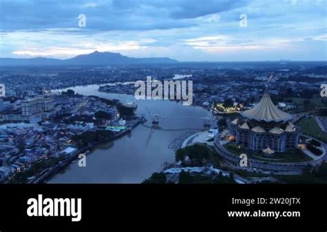 Kuching Sarawak Malaysia October 10 2020 The Iconic Landmark