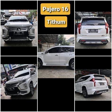 Jual BODY KIT PAJERO 2016 MODEL TITHUM PLASTIK W PAINT Shopee Indonesia