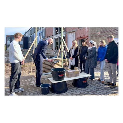 First stone ceremony for Bonhoeffer College in Enschede, Netherlands