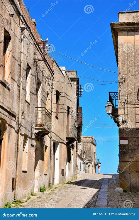 Erice Trapani Province Sicily Italy The Pepoli Castle Is Also