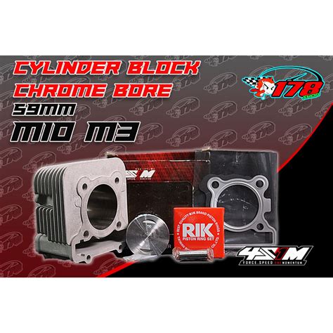 4S1M Yamaha Mio I 125 Mio Soul I 125 Cylinder Block Kit Chromebore 59MM