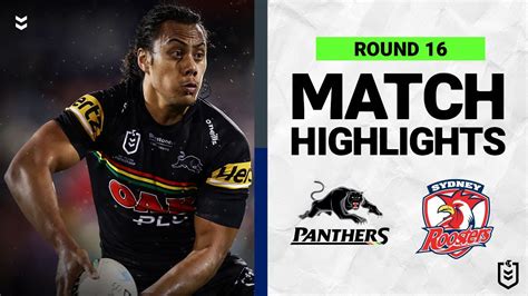 Penrith Panthers V Sydney Roosters Match Highlights Round