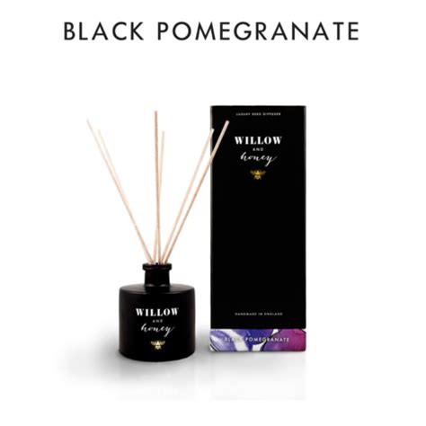 200ml Black Pomegranate Reed Diffuser Purple Mill