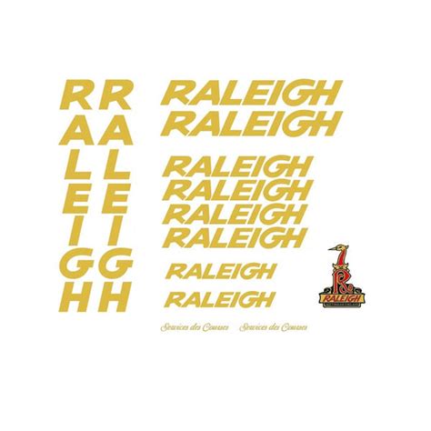 Raleigh Services Des Courses Bicycle Decals Stickers 043 Bicycle