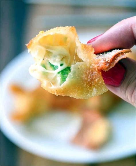 Jalapeno Popper Wontons Crispy Wontons Filled With Warm Cheesy