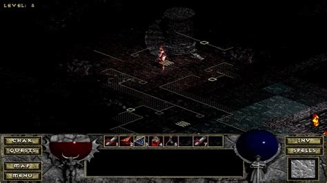 Diablo 1 Hellfire Expansion Rogue Playthrough Part 4 Into The Catacombs