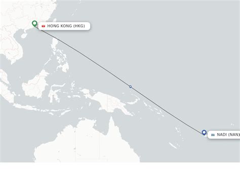 Direct Non Stop Flights From Hong Kong To Nadi Schedules