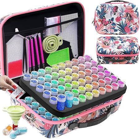 ARTDOT Diamond Painting Storage Containers 120 Slots Diamond Art