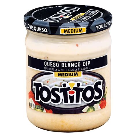 Tostitos Medium Queso Blanco Dip - Shop Salsa & Dip at H-E-B